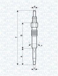 Magneti Marelli Bujie incandescenta MAGNETI MARELLI 062900038304 (062900038304)