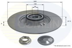 COMLINE Disc frana COMLINE ADC3017 (ADC3017)