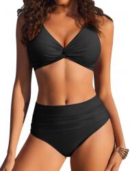EKOUAER női bikini halter fekete L