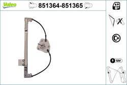 VALEO Mecanism actionare geam VALEO 851364 (851364)