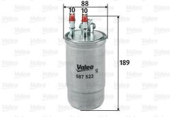 VALEO filtru combustibil VALEO 587522 (587522)