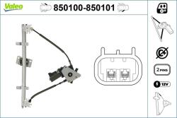 VALEO Mecanism actionare geam VALEO 850101 (850101)