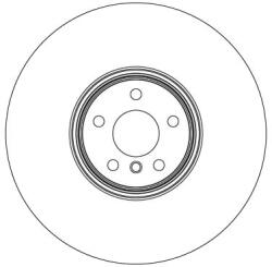 TRW Disc frana TRW SINGLE DF6638S (DF6638S)