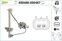 VALEO Mecanism actionare geam VALEO 850466 (850466)