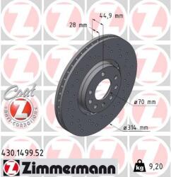 ZIMMERMANN Disc frana ZIMMERMANN SPORT Z 430.1499. 52 (430.1499.52)
