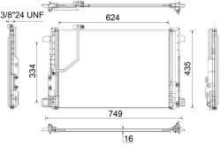 MAHLE Condensator, climatizare MAHLE BEHR *** PREMIUM LINE *** AC 786 000P (AC 786 000P)