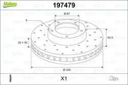 VALEO Disc frana VALEO 197479 (197479)