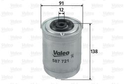 VALEO filtru combustibil VALEO 587721 (587721)