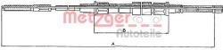 Metzger Autoteile Cablu, frana de parcare METZGER AUTOTEILE 10.740 (10.740)