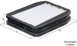MAHLE Filtru, aer habitaclu MAHLE LA 455/S (LA 455/S)