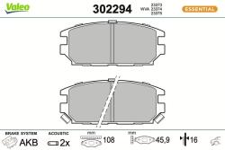 VALEO set placute frana, frana disc VALEO 302294 (302294)