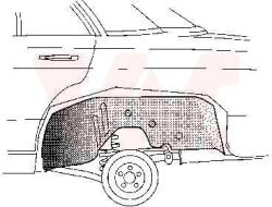 VAN WEZEL Aripa interioara VAN WEZEL 3010470 (3010470)