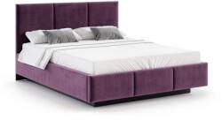 VOX bútor Chloé 90x200 cm - egyszemélyes lebegő kárpitozott ágy Paris Purple