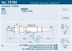 FAE Bujie incandescenta FAE 74184 (74184)