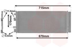 VAN WEZEL Condensator, climatizare VAN WEZEL 37005690 (37005690)