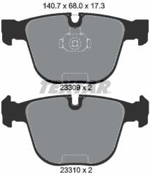 TEXTAR set placute frana, frana disc TEXTAR 2330902 (2330902)