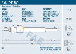 FAE Bujie incandescenta FAE 74167 (74167)