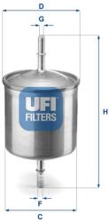 UFI filtru combustibil UFI 31.846. 00 (31.846.00)