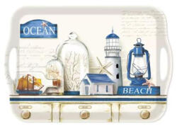 Ach Impex Melamin tálca füllel Beach 41.8 x 28.5 x 2.3 cm (M40379)