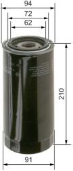 Bosch Filtru ulei BOSCH F 026 407 234 (F 026 407 234)