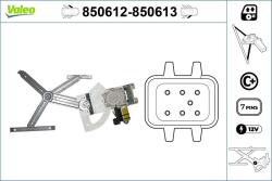 VALEO Mecanism actionare geam VALEO 850613 (850613) - automobilus