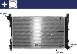 MAHLE Radiator, racire motor MAHLE BEHR CR 1478 000S (CR 1478 000S)