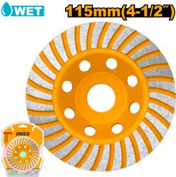INGCO Disc Diamantat pentru slefuit Turbo 125mm Wet Dry