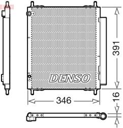 DENSO Condensator, climatizare DENSO DCN07003 (DCN07003)