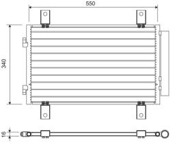 VALEO Condensator, climatizare VALEO 814081 (814081)
