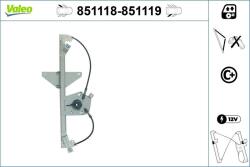 VALEO Mecanism actionare geam VALEO 851119 (851119)