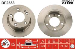 TRW Disc frana TRW DF2583 (DF2583)