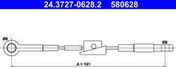 ATE Cablu, frana de parcare ATE 24.3727-0628.2 (24.3727-0628.2)