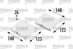 VALEO Filtru, aer habitaclu VALEO 698469 (698469)