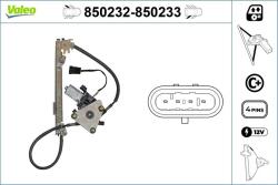 VALEO Mecanism actionare geam VALEO 850233 (850233)