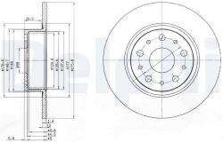 DELPHI Disc frana DELPHI BG3076 (BG3076)