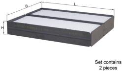 MAHLE Filtru, aer habitaclu MAHLE LA 896/S (LA 896/S)