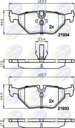 COMLINE set placute frana, frana disc COMLINE CBP01024 (CBP01024)
