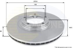 COMLINE Disc frana COMLINE ADC1062V (ADC1062V)
