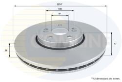 COMLINE Disc frana COMLINE ADC1553V (ADC1553V)