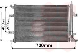 VAN WEZEL Condensator, climatizare VAN WEZEL 59005138 (59005138)