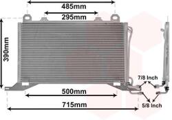 VAN WEZEL Condensator, climatizare VAN WEZEL 30005222 (30005222)