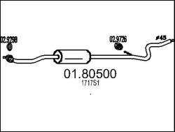 MTS Toba esapamet intermediara MTS 01.80500 (01.80500)