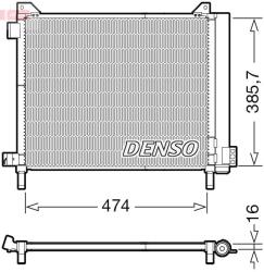 DENSO Condensator, climatizare DENSO DCN46030 (DCN46030)