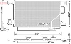 DENSO Condensator, climatizare DENSO DCN17023 (DCN17023)