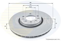 COMLINE Disc frana COMLINE ADC1124V (ADC1124V)