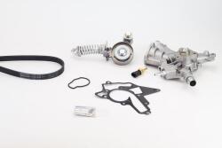 CONTITECH Pompa apa + Set curea transmisie cu caneluri CONTITECH 5PK1230WP2 (5PK1230WP2)