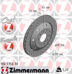 ZIMMERMANN Disc frana ZIMMERMANN FORMULA Z 100.3350. 70 (100.3350.70)