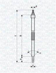 Magneti Marelli Bujie incandescenta MAGNETI MARELLI 062900054304 (062900054304)