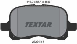 TEXTAR set placute frana, frana disc TEXTAR 2329402 (2329402)