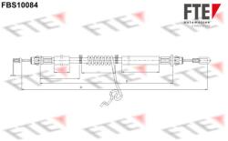 FTE Cablu, frana de parcare FTE 9250375 (9250375)